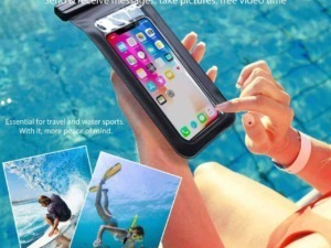 Riparazione waterproof per smartphone immersioni in acqua, ideale per sport acquatici, con scocca resistente, touch sensibile, fotografie subacquee e messaggi senza danni.
