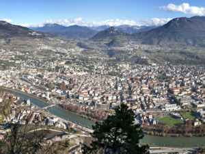Cosa vedere in Trentino: panorama di Trento