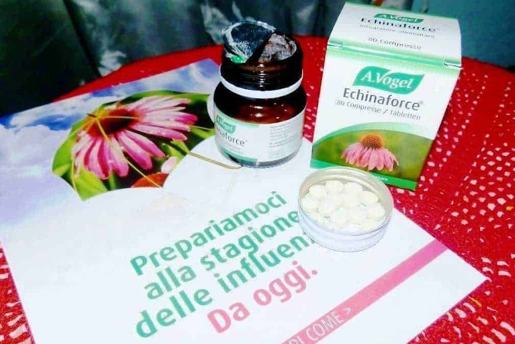 Echinaforce integratore per rafforzare il sistema immunitario nelle stagioni influenzali.