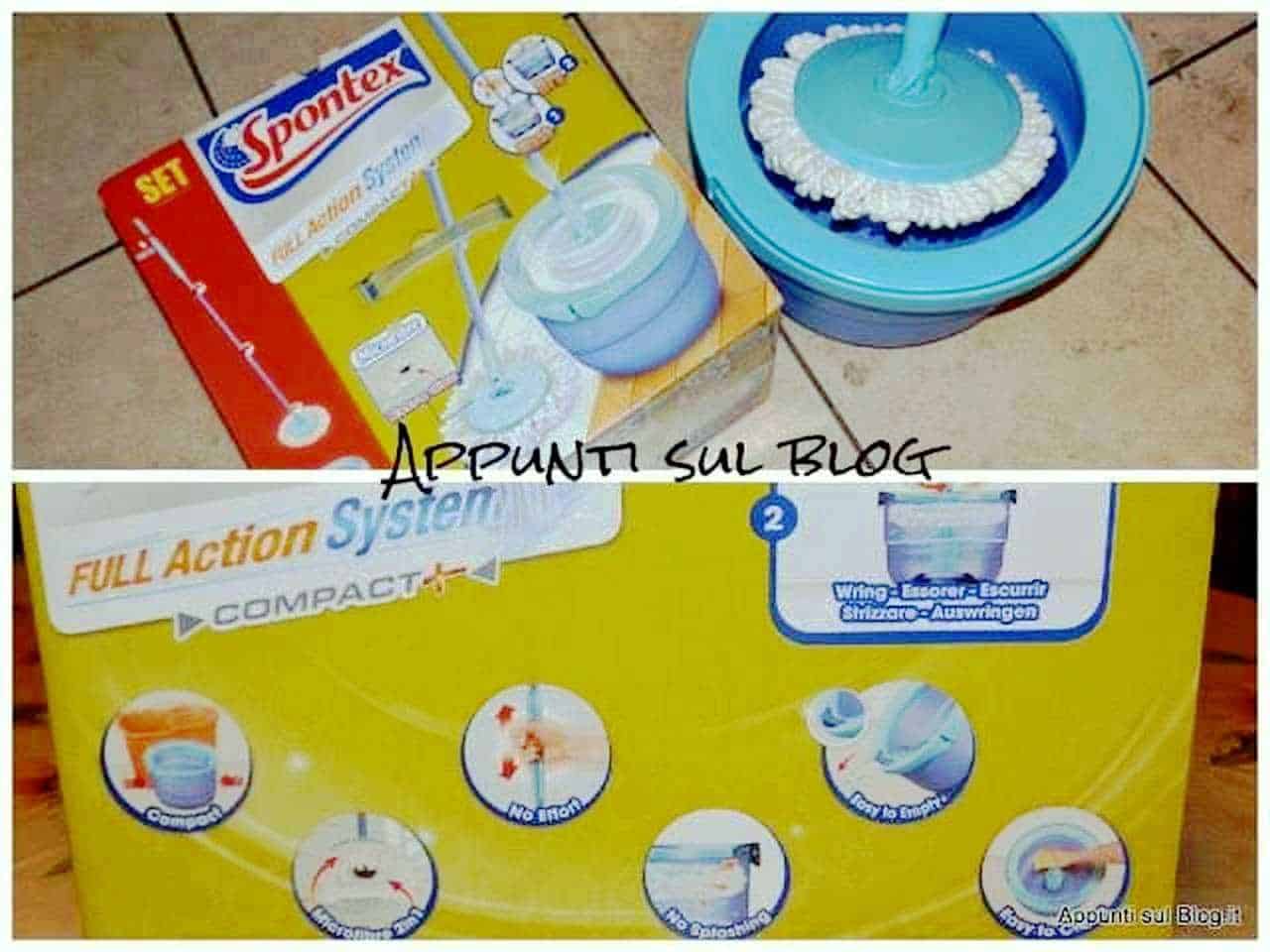 Microfibre per vetri e superfici, set pulizia spugnette e mop microfibra, accessori per la casa, detergenti efficaci, Spuntex Appunti sul Blog.