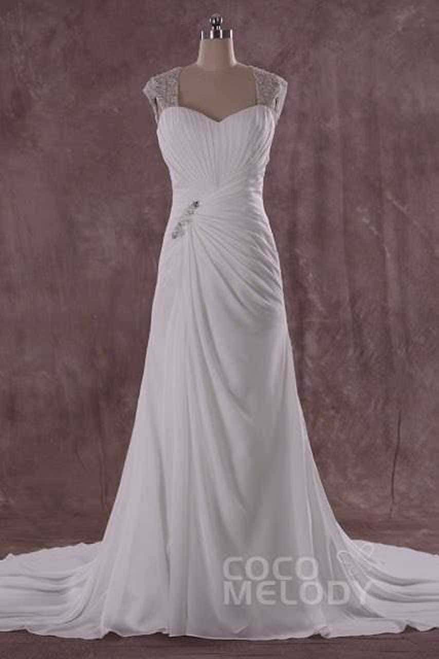 Vestito da sposa bianco elegante 