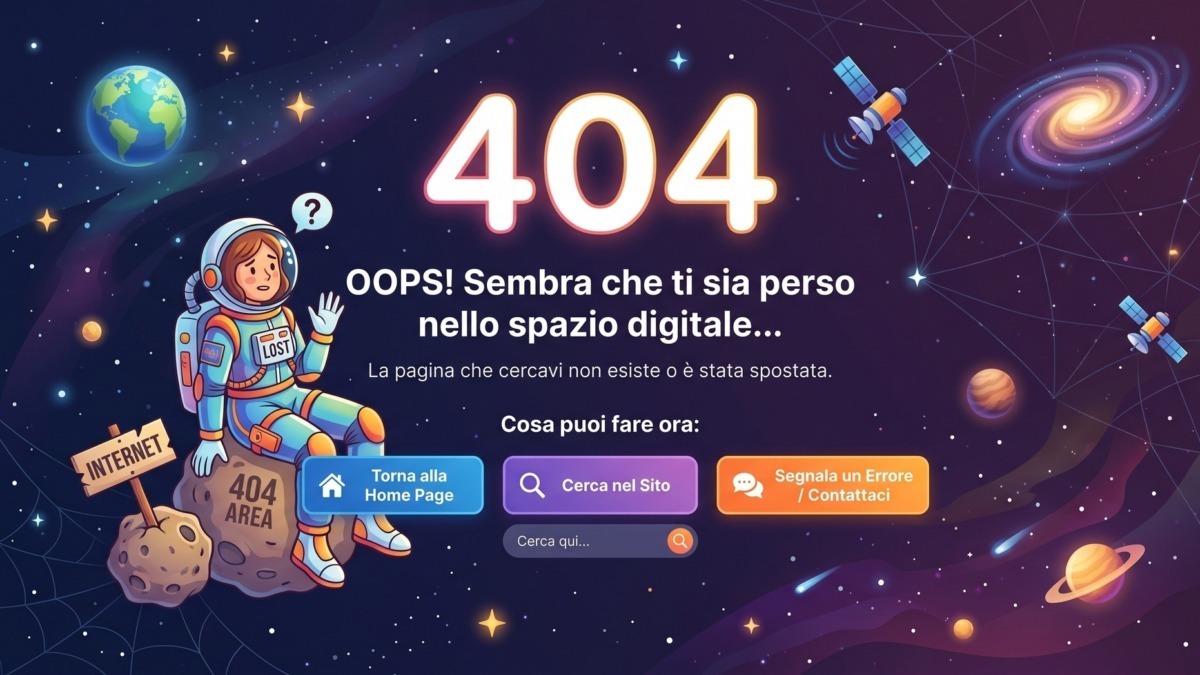 Pagina 404 su Blogspot: Come Trasformare l’Errore “Pagina Non Trovata” in un’Opportunità SEO