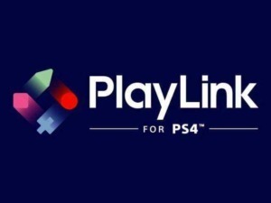 PlayStation PlayLink logo per PS4, piattaforma di gioco multimediale, gaming, tecnologia, console Sony, novità gaming.