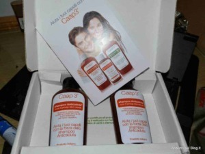 Shampoo anticalcare Caap 3 per capelli deboli e indeboliti, aiuta a rafforzare i capelli con principi attivi naturali, ideale per contrastare la formazione di calvizie, prodotto italiano di qualità.