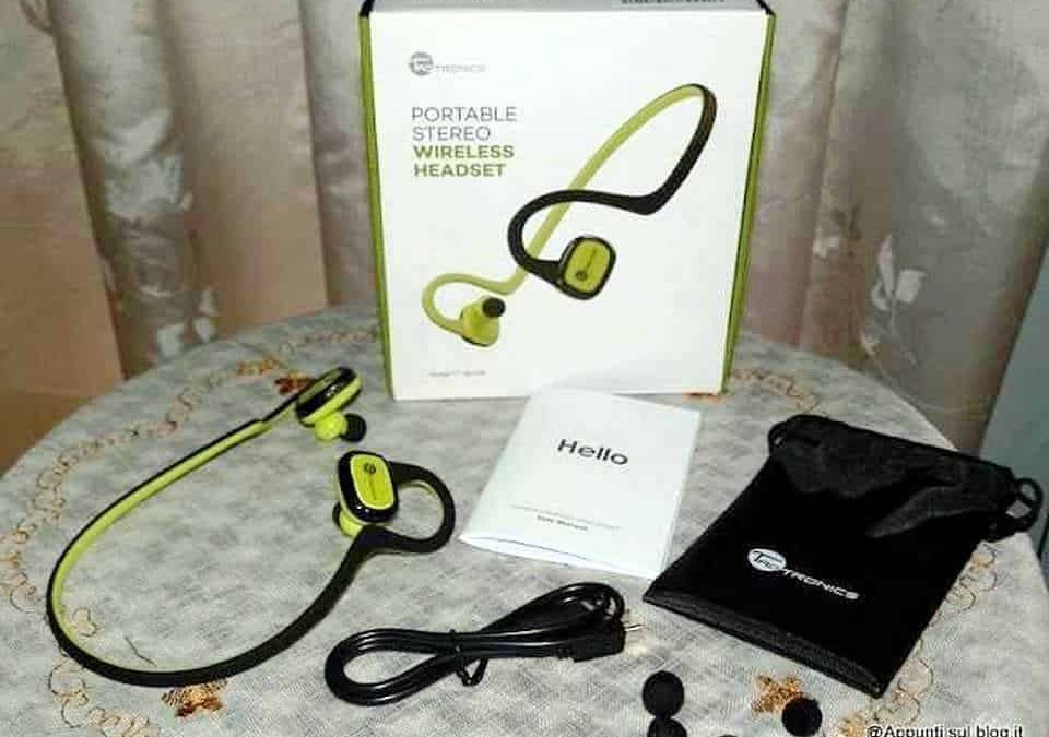 Cuffie TaoTronics TT-BH08 Bluetooth per attività fisica