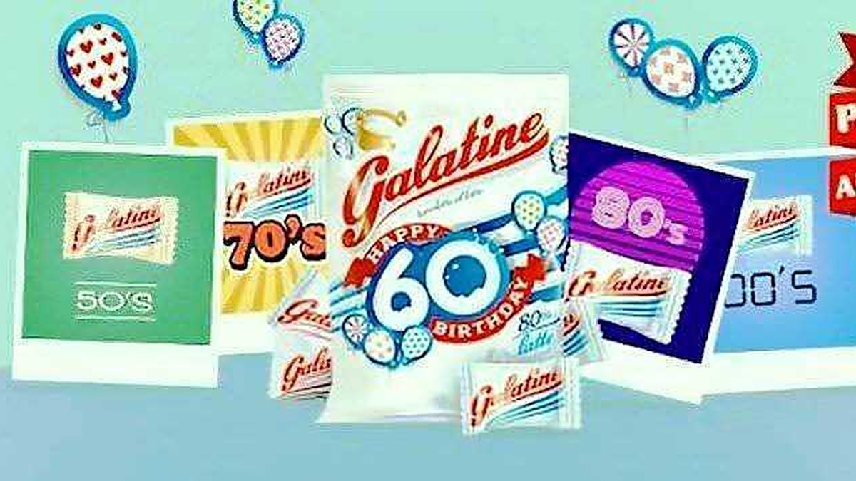 Galatine caramelle festeggia 60 anni