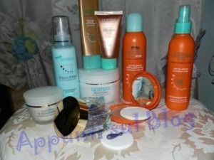 Profumi e prodotti per la cura della pelle con marchi Equilibrium e Luchtena, creme, lozioni e spray solari, ideale per la protezione e idratazione della pelle durante l'estate.