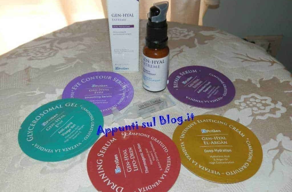 PriGen linea dermocosmetica: la mia esperienza con Gen-Hyal
