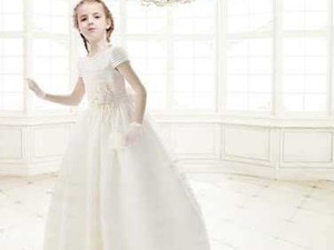 Abiti prima comunione bambina bianchi ed eleganti
