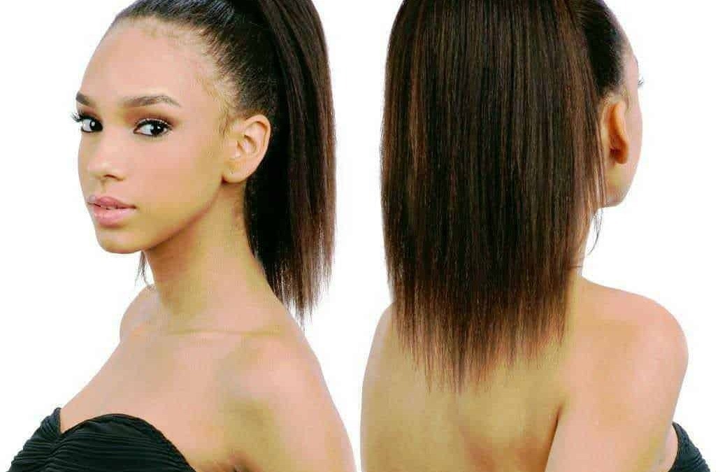 Coppia di capelli ricci corti e lisci lunghi in trecce donna con capelli castani scuri in stile moderno e glamour, ideale per look di bellezza e hair styling, sull'immagine di Appunti Sul Blog.