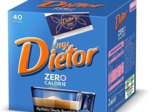 Dietor zero calorie - cimetta con bustine di dolcificante naturale per caffè e tè, senza zucchero o aspartame, ideale per dolcificare senza calorie.