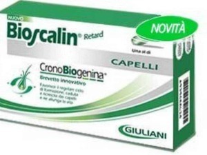 Biocalin capsule per la perdita dei capelli, trattamento naturale contro la caduta, con biogenina, agisce in modo efficace per rinforzare i capelli e favorirne la crescita sana.