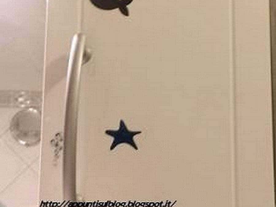 Decorazioni murali con adesivi a forma di pesce e stella