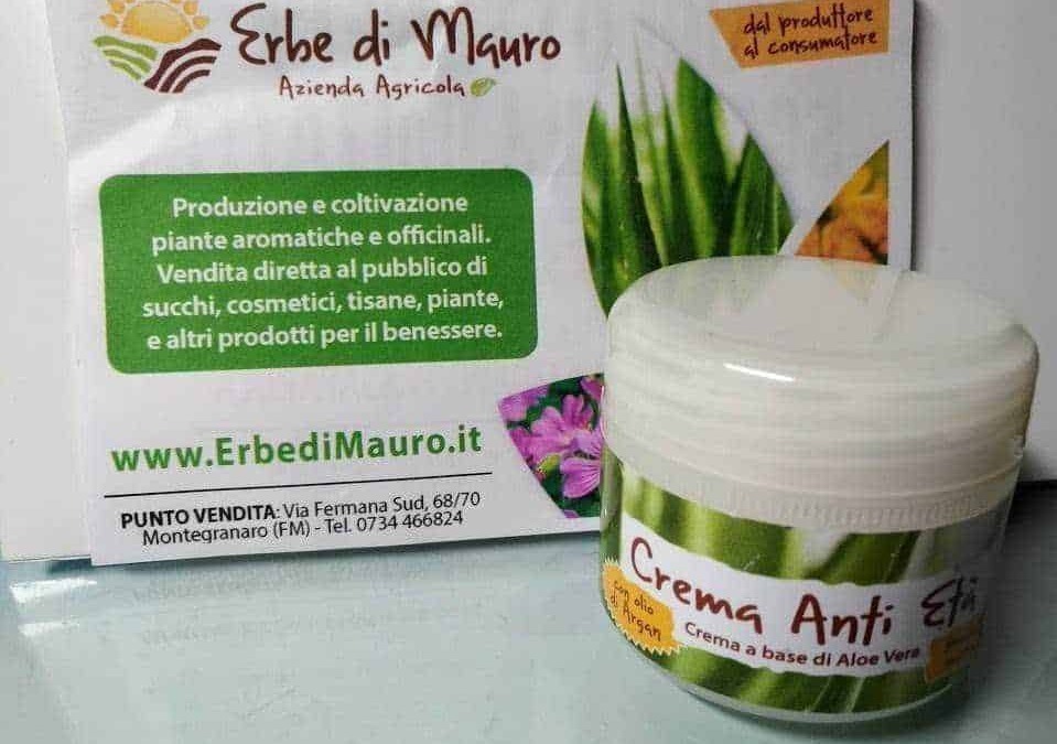 Prodotti naturali, creme a base di Aloe Vera, erbe aromatiche e officinali dell'azienda agricola Erbe di Mauro, vendita diretta a Montegranaro (FM).