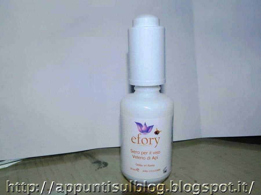 Fragranza viso efory siero al veleno di api, prodotto naturale per la cura della pelle, idratante e rassodante, senza parabeni, in bottiglia spray, ideale per trattare i segni del tempo e migliorare l'aspetto del viso.