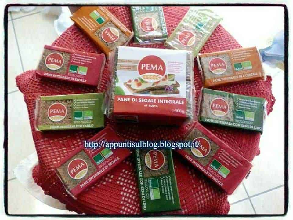 Pane pema di segale: Pema pane integrale bio per dieta.