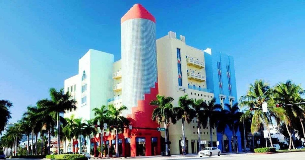 Edifici in stile Art Déco a Miami Beach