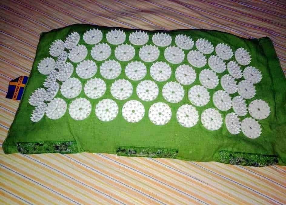 File name: fiori di cera bianca su tovaglia verde