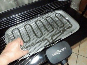 Grill elettrico per barbecue da tavolo senza fumo