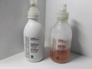 Penmate siero per capelli colorati, shampoo e spray bifasico, prodotti per la cura dei capelli con estratti di lychee, uva, sedano e olio di argan.