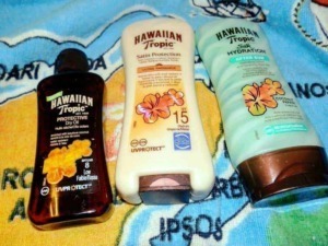 Hawaiian Tropic protezione solare, creme solari SPF 8, 15 e idratanti cocco, beach, mare, sole, protezione UV, cura della pelle, estate, prodotti solari, SPF, argomento di bellezza e salute.