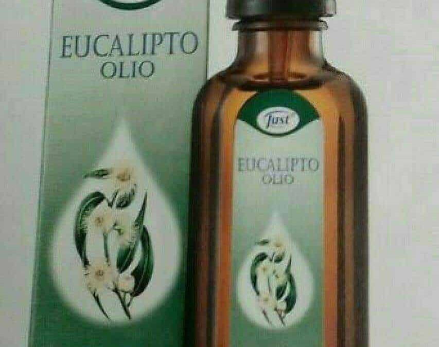 Eucalipto olio in bottiglia e confezione, prodotto naturale per il benessere, infuso di eucalipto di alta qualità, ideale per use respiratorio e aromaterapia, origine dalla Svizzera.