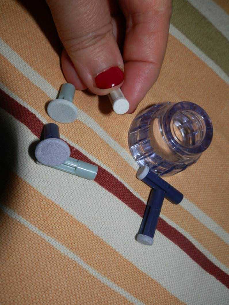 Dischi abrasivi di ricambio per PMD Personal Microderm, di diversi colori e grane.