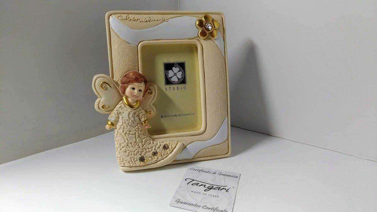 Tangari bomboniere con portafoto in ceramica