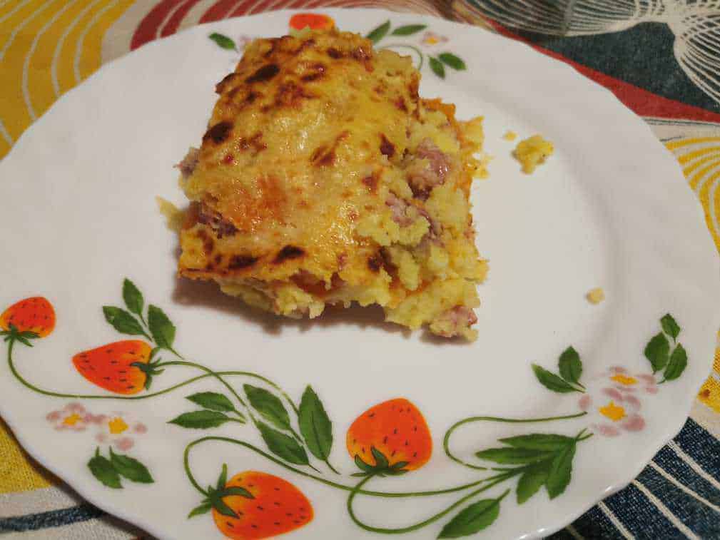 Sformato di zucca prelibata al microonde e grill