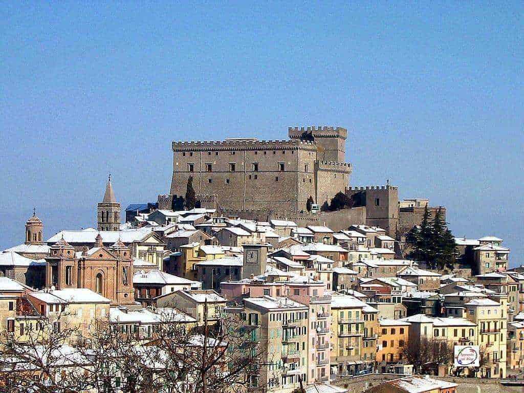 Soriano nel Cimino nella provincia di Viterbo