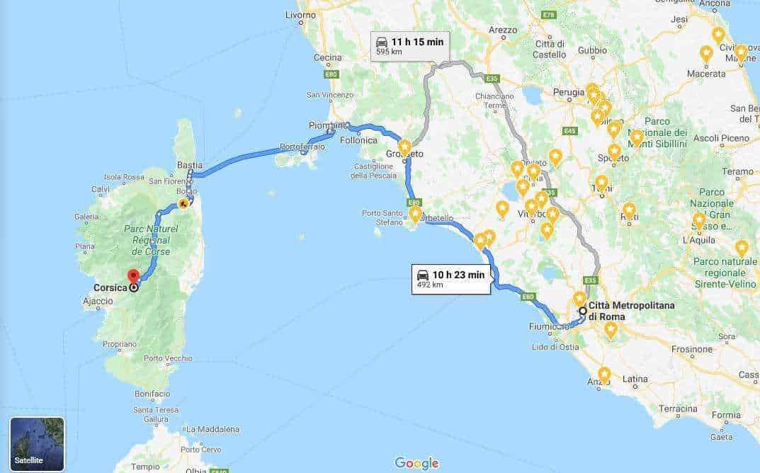 Come arrivare in Corsica da Roma, info viaggi 3 Come arrivare in Corsica da Roma, info viaggi