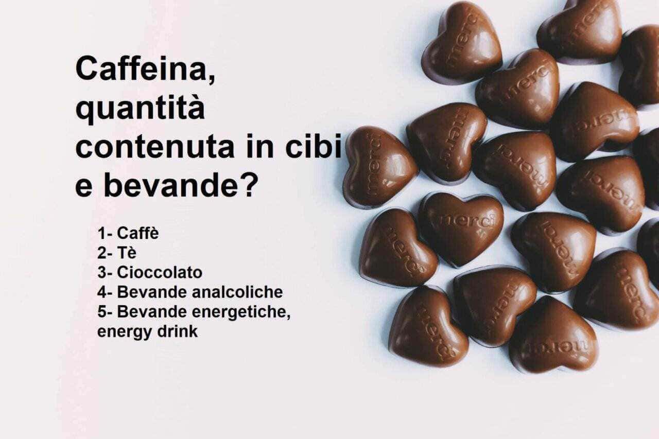 Caffeina, quanta in cibi e bevande? 4 Caffeina, quanta in cibi e bevande?