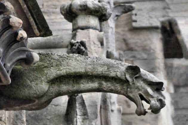 Doccione di un edificio storico