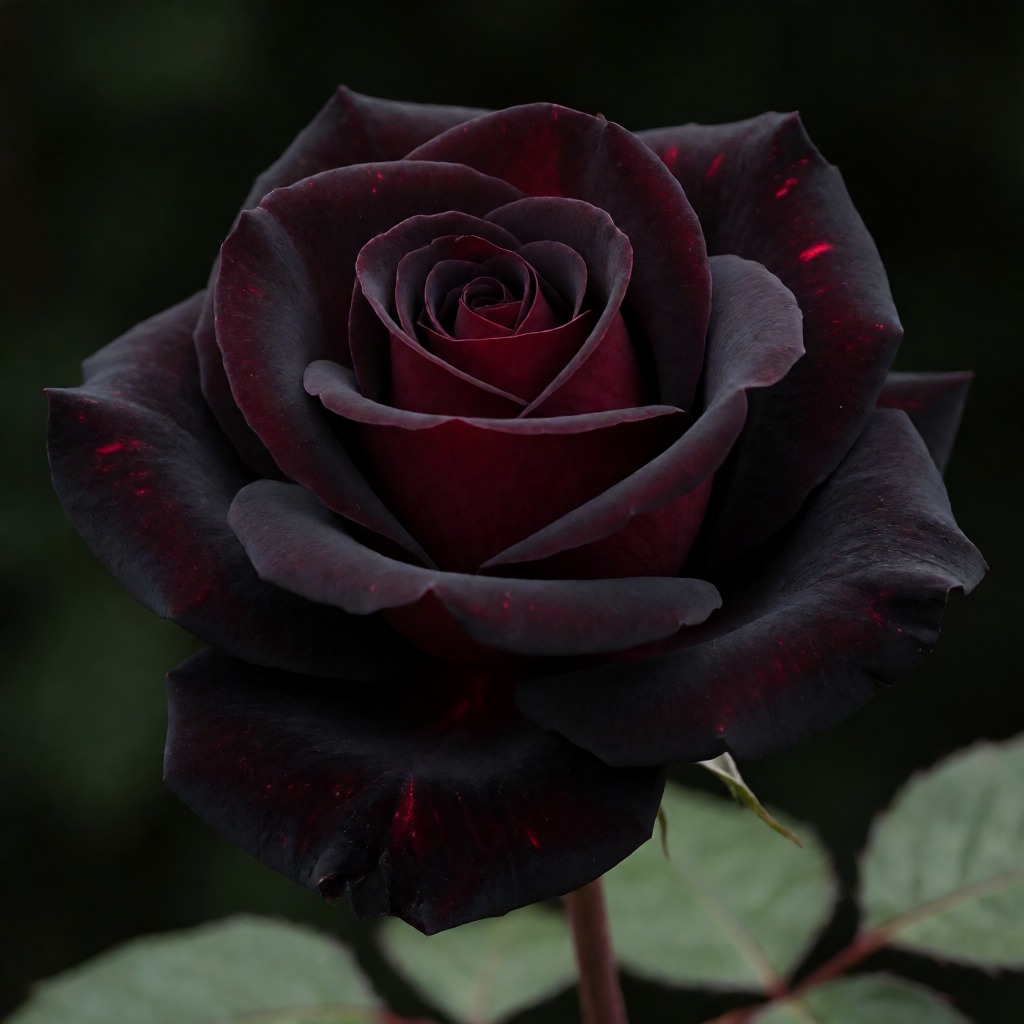 FOTO_DI_UNA_RUOLO_CON_BOTTI_FONDENZA_NERO_ROSA_POTENTE_di_una_rosa_con_fiore_drammatico_e_scelta_di_coloritura_oscura_per_apertura_blog_di_appunti_sul_blog.