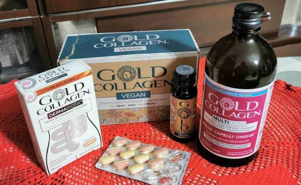 Gold Collagen: Gold Collagen Vegan, 3 integratori per pelle, capelli e unghie