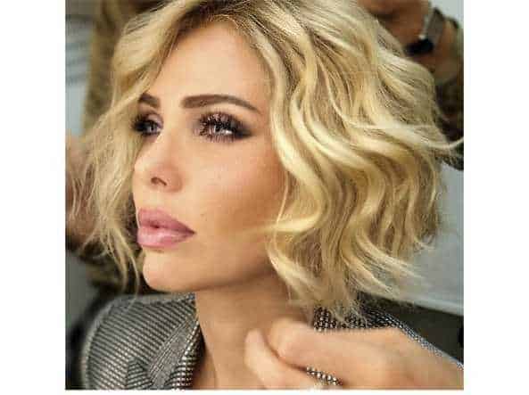 Onde leggere realizzate con piastra per capelli