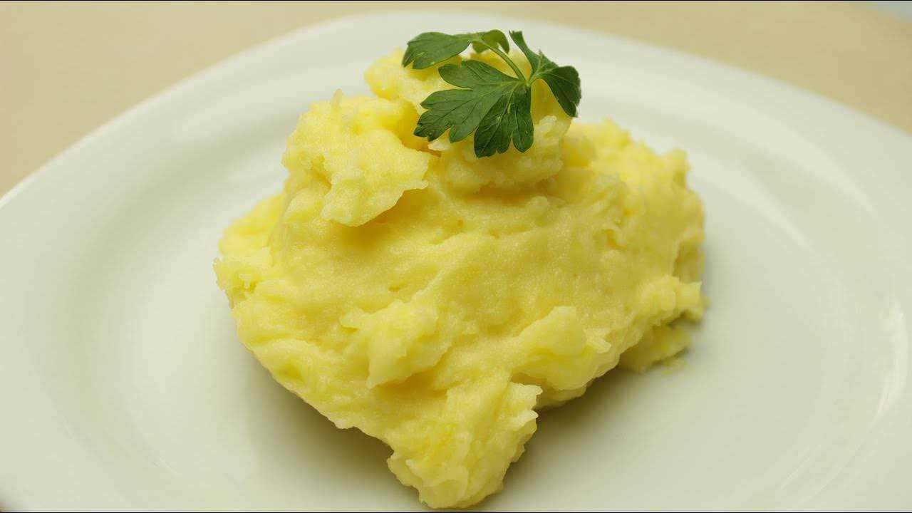 Purè di patate senza latte per vegetariani
