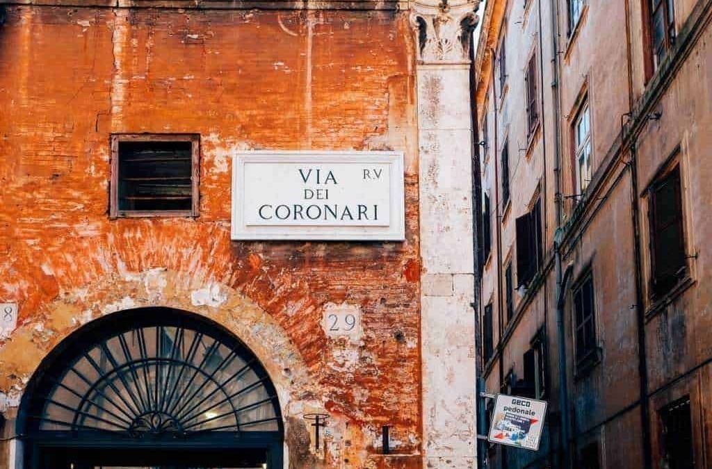 Via dei Coronari, strada storica di Roma