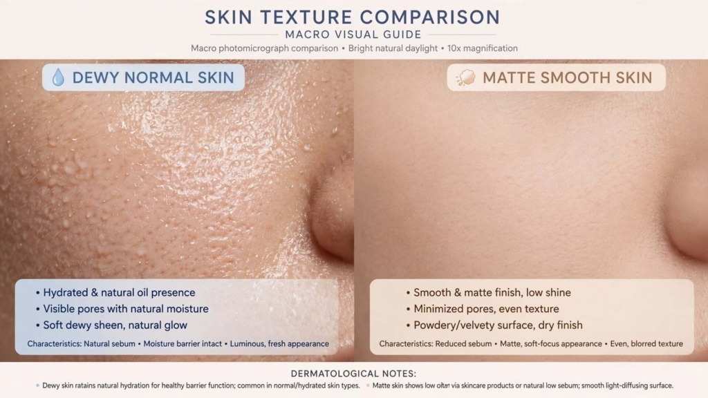 Caratteristiche e differenze visive tra i vari tipi di pelle
