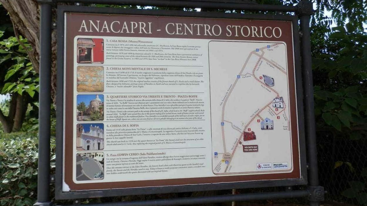 centro storico di Anacapri