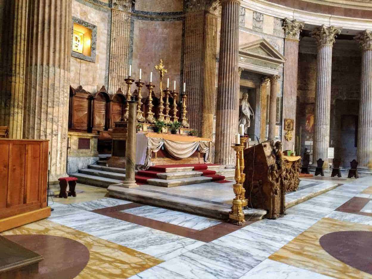Storia del Pantheon disegno di un angelo