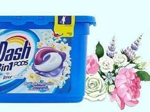 Podtroppo Dash 3in1 Pods detersivo per lavatrice, confezione da 15 capsule, efficace contro le macchie e delicato sui tessuti, ideale per il bucato quotidiano.