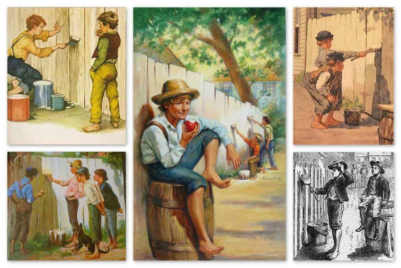 Riassunto della storia “L’avventura di Tom Sawyer” in 7 step: