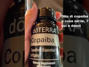 DoTERRA copayba olio essenziale per uso topico e benessere naturale, consigliato per tensione e stress, 60 capsule, integratore dimagrante naturale.