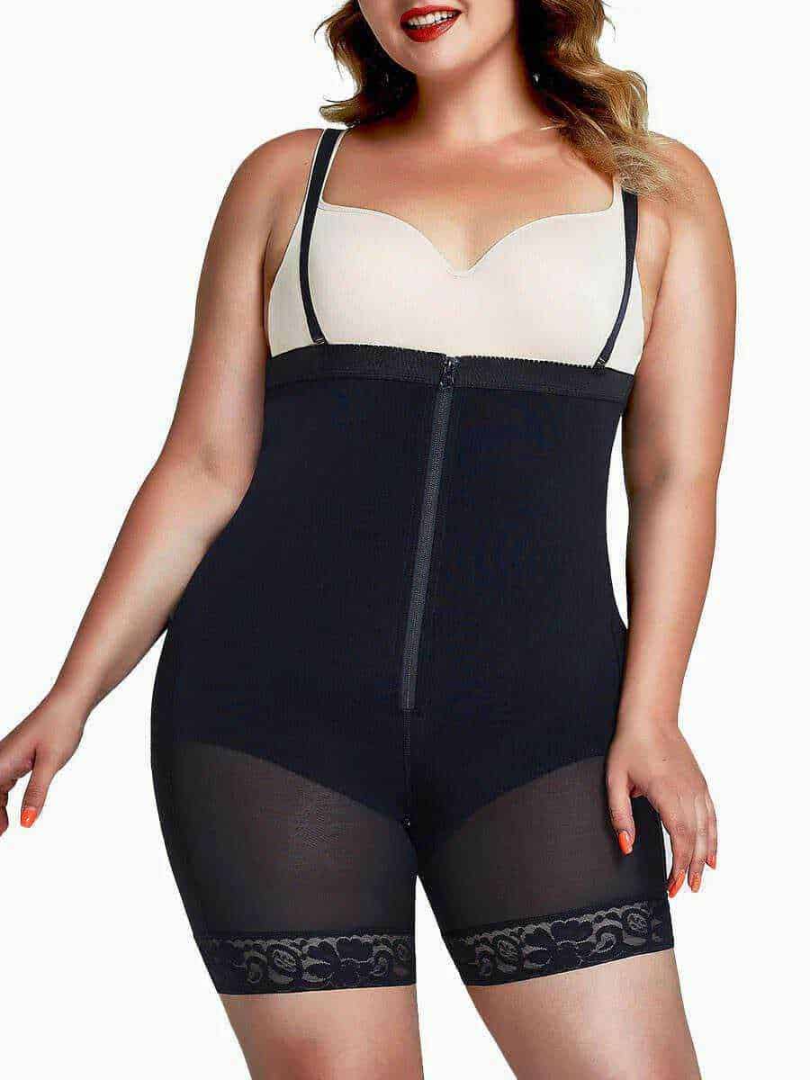 Body modellante senza cuciture per taglie forti