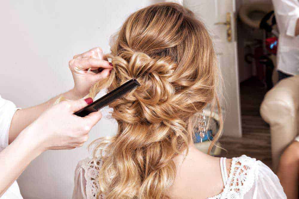 Acconciatura ad onde sposa