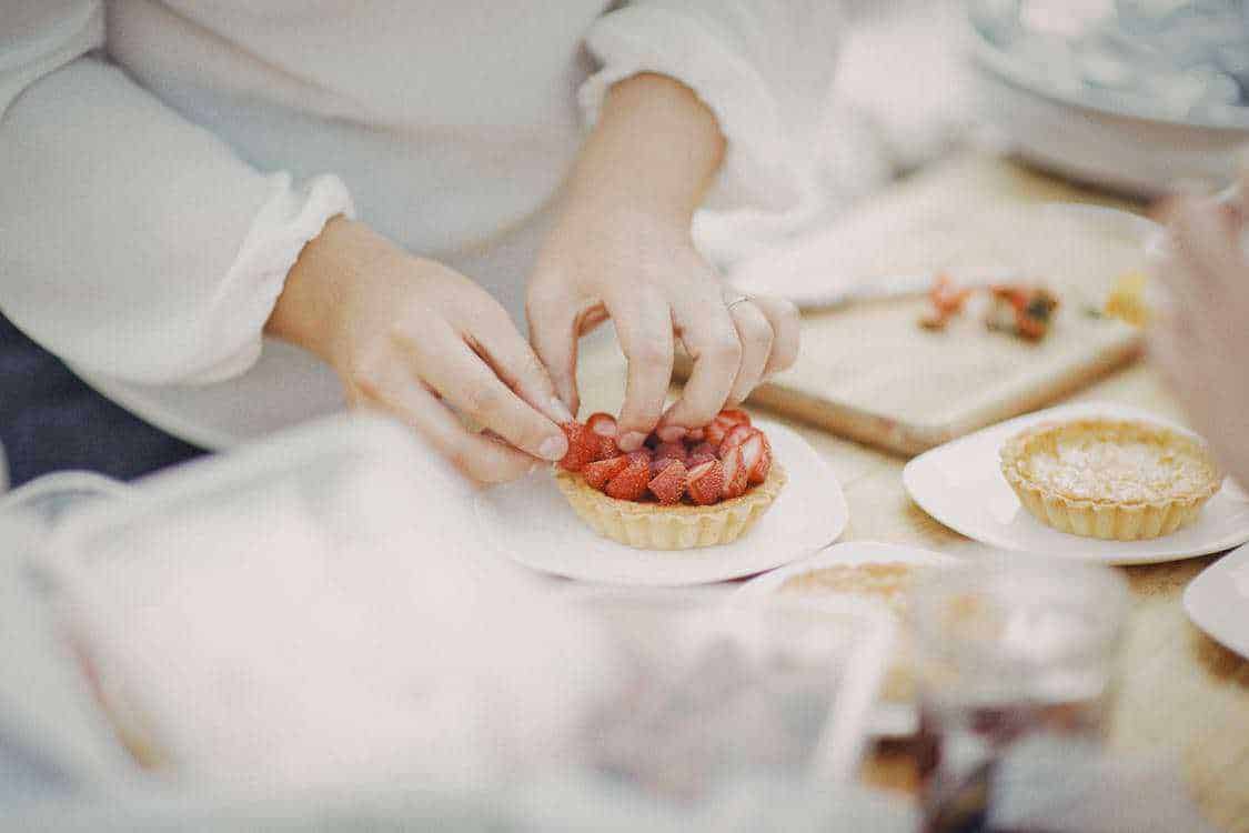 Crostata di fragole e limoni