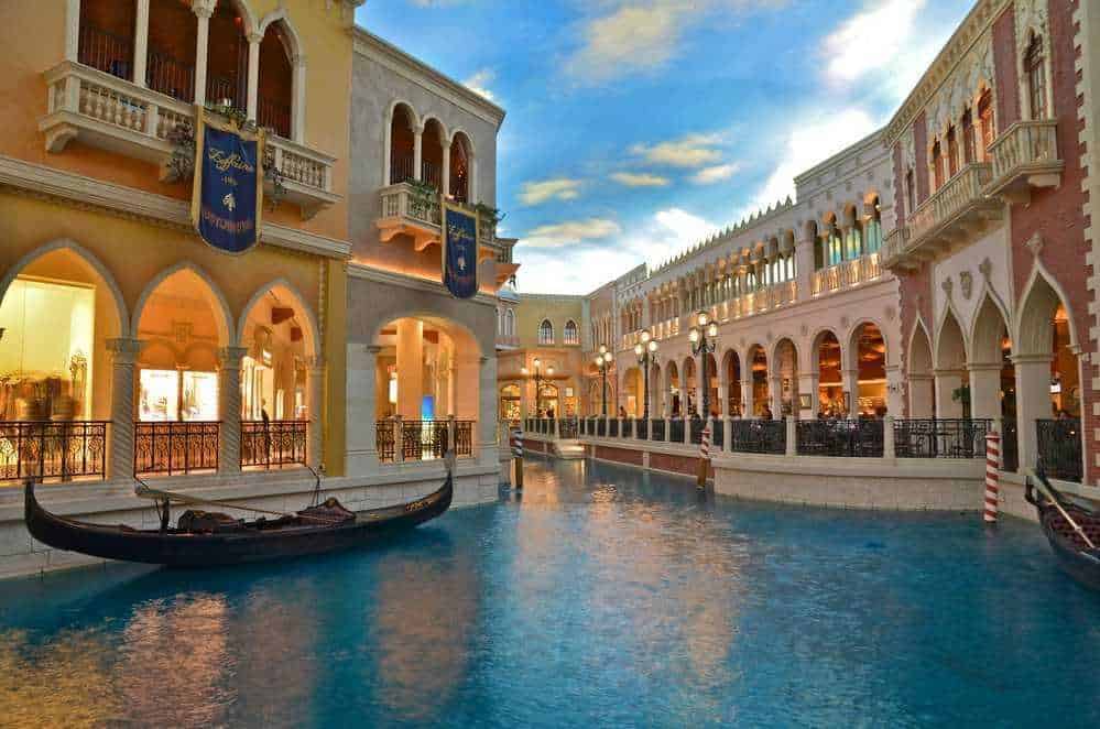 Las Vegas in 7 giorni: gondole Veneziane
