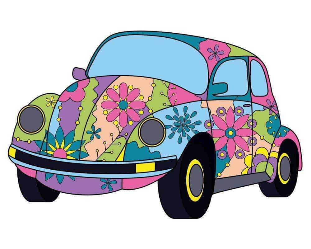 Storia del maggiolino Volkswagen, lo scarabeo d'epoca 6 Simbolo dell’epoca hippy