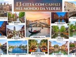 13 Città con canali nel mondo da vedere